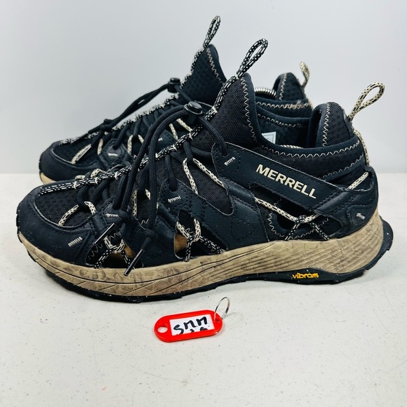 Merrell Other - Merrell Moab Flight Sieve Black Trail Hiking Low FloatPro Vibram J035561 Sz 10